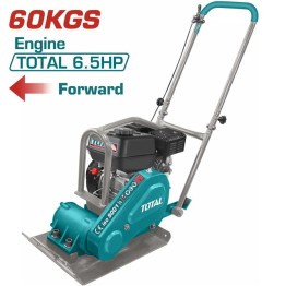 COMPACTADORA DE PLACA A COMBUSTIÓN 6.5HP 60KG  TOTAL