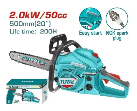 MOTOSIERRA 50CC 2.0KW ESPADA: 20''(500MM) GASOLINERO -