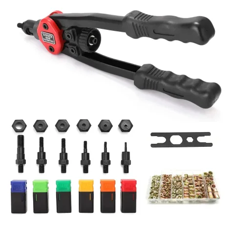 Remachadora Manual Para Tuercas, Remaches M3-m10 Con 175 Pcs
