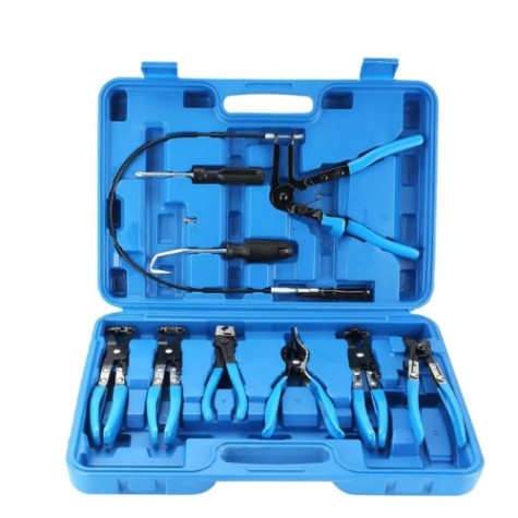 KIT DE PINZAS ABRAZADERA AUTOMOTRIZ 9 PCS