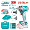 Thumbnail LLAVE/ATORNILLADOR DE IMPACTO BRUSHLESS 20V 1/2” 230NM 2X2.0AH MALETIN0