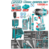 SET GABINETE 7 CAJONES + HERRAMIENTAS + LLAVE IMPACTO 20V 1350NM 3/4 288P TOTAL