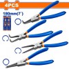Thumbnail Set de alicates para anillos de retención WADFOW de 4 piezas (WPS2604)0