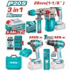 COMBO 3 EN 1 ROTOMARTILLO 28MM + TALADRO IMP. 96NM + DES.IMPAC. 285N -