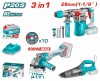 COMBO KIT Aspiradora 20v, Rotomartillo 28mm Y Amoladora 20v 2x5.0ah + Acc