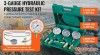 Kit de prueba de presión hidráulica