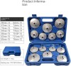 KIT DE SACA FILTRO DE ACEITE 15PCS